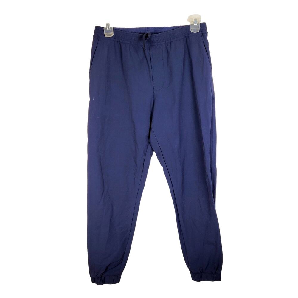 Outdoor Voices blue nylon track pants Size Medium Athletic Active Retro Casual